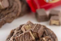 Effortless Kit Kat Brownie Cookies