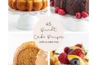 45 Simple & Stunning Cake Mix Bundt Cake Recipes