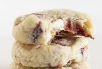 Strawberry Cheesecake Cookies from a Mix