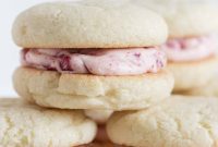 Pillowy Raspberry Cream Cheese Sandwich Cookies