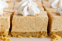 No-Bake Pumpkin Cheesecake Squares