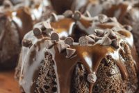 Effortless Mini Chocolate Bundt Cakes from a Mix