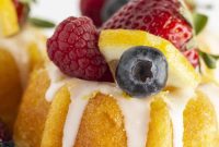 Zesty Lemon Bundt Bites