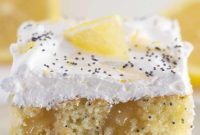 Effortless Lemon Curd Poppy Seed Delight