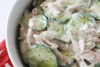 Zesty Pickled Shallot and Crisp Cucumber Salad