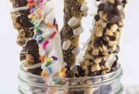 Sweet & Salty Chocolate Pretzel Rods