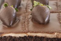 Decadent Chocolate Covered Strawberry Cake