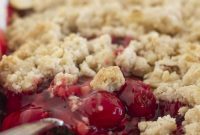 Effortless Cherry Cobbler with Cake Mix