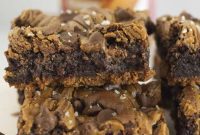 Fudgy Biscoff Cookie Butter Swirl Brownies