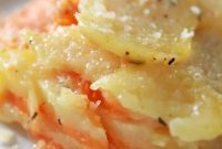Creamy Sweet and Yukon Gold Potato Skillet Gratin