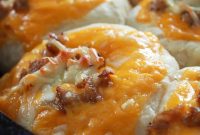 One-Pan Cheesy Sausage Biscuits