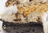 Decadent No-Bake Snickers Cheesecake
