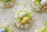 Adorable Rice Krispie Easter Nests