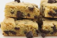 Effortless Cake Mix Chocolate Chip Bars