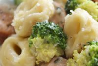 Single Skillet Sausage Tortellini Supper