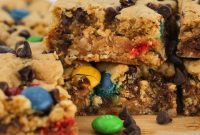 Loaded Monster Cookie Bars