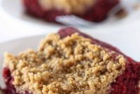 Effortless Red Velvet Crumb Cake From A Box Mix