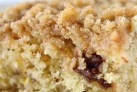 Decadent Banana Chocolate Chip Crumb Cake