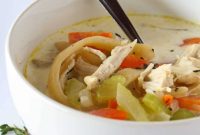 Soul-Soothing Creamy Chicken Noodle Soup for Winter