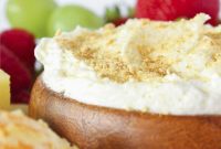 No-Bake Cheesecake Dip for Fruit