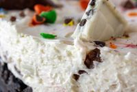 Frightfully Delicious No-Bake Candy Cheesecake