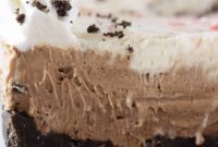 Chilled Chocolate Peppermint Cheesecake Delight