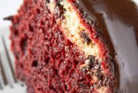 Black Bottom Red Velvet Bundt Cake Made Easy