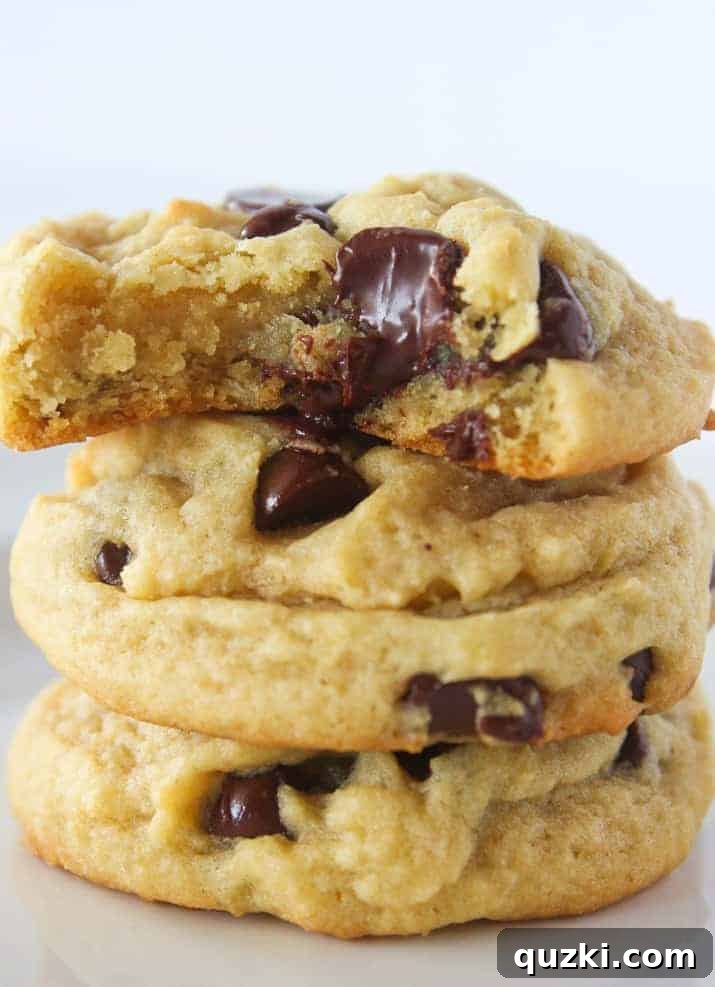 Ulusal Çikolata Parçacıklı Kurabiye Günü'ne Özel: En İyi 5 Kurabiye Tarifi 4 Plate of Grandma Pearl's super soft chocolate chip cookies, a classic family recipe.