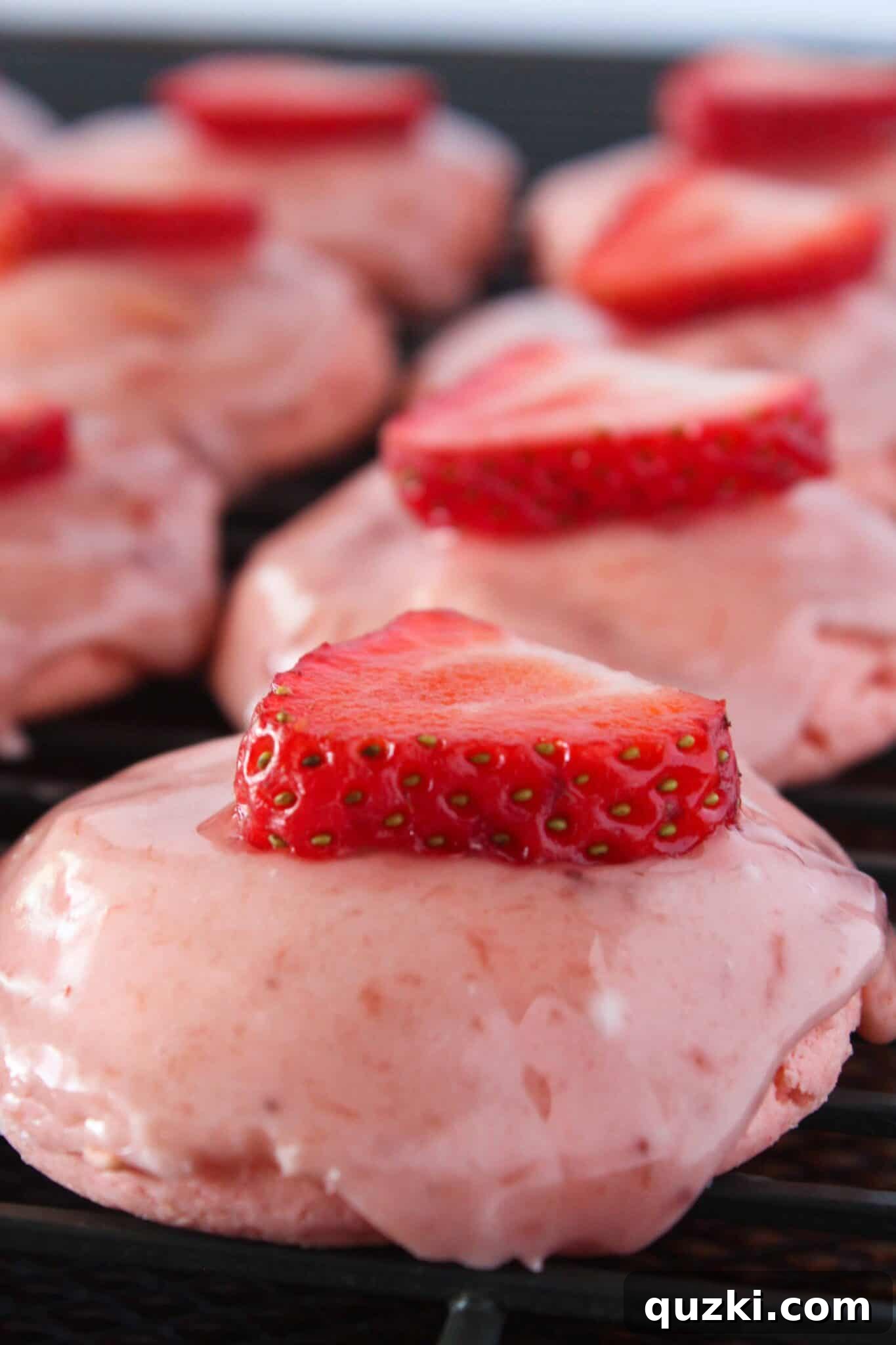5 Effortless Fruity Treats for Memorial Day 7 Easy Strawberry Sheet Cake Mix Cookies with Glaze