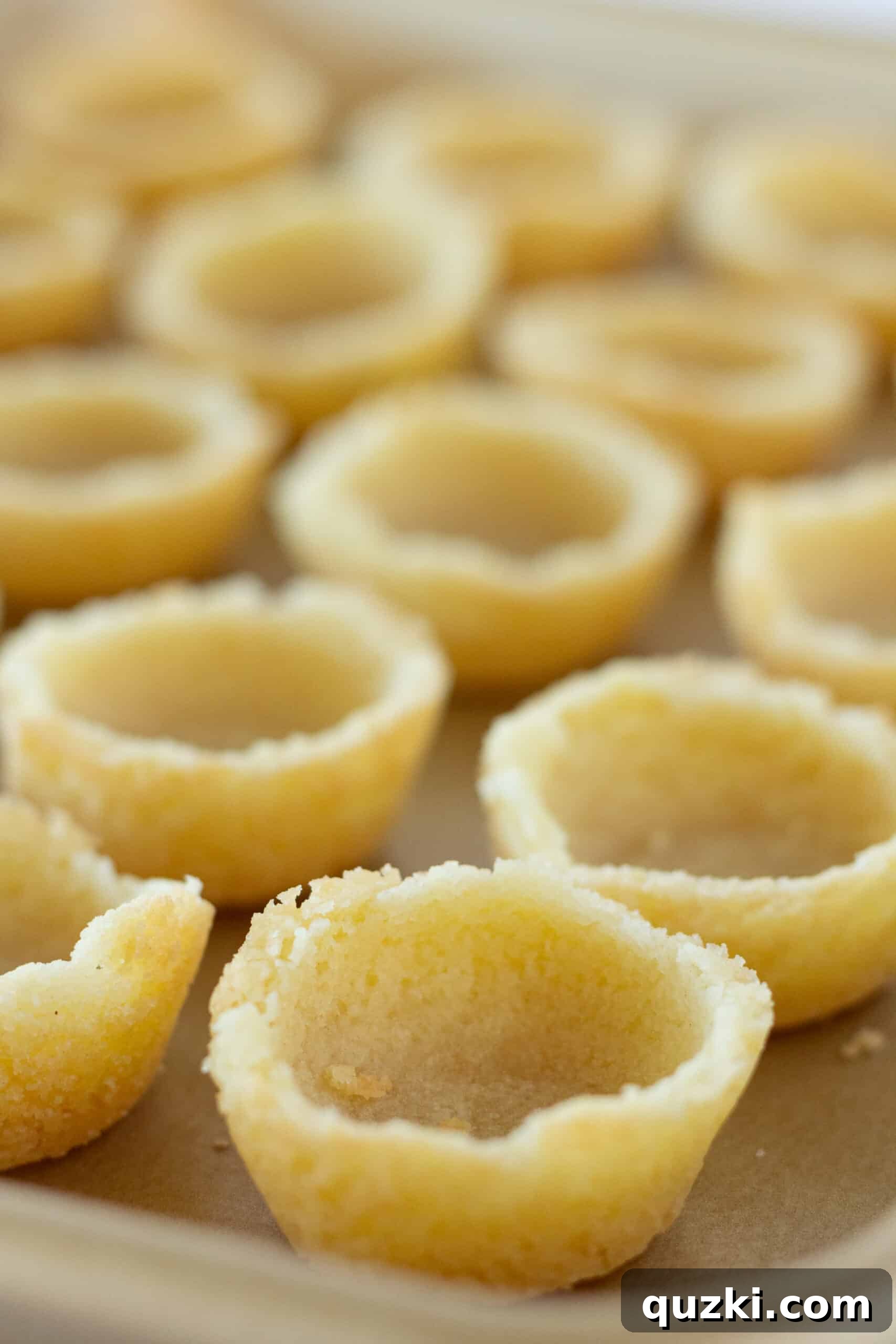 Decadent Strawberry Cream Cheese Pastries 8 The process of preparing the smooth and creamy cream cheese filling for the pastry bites.