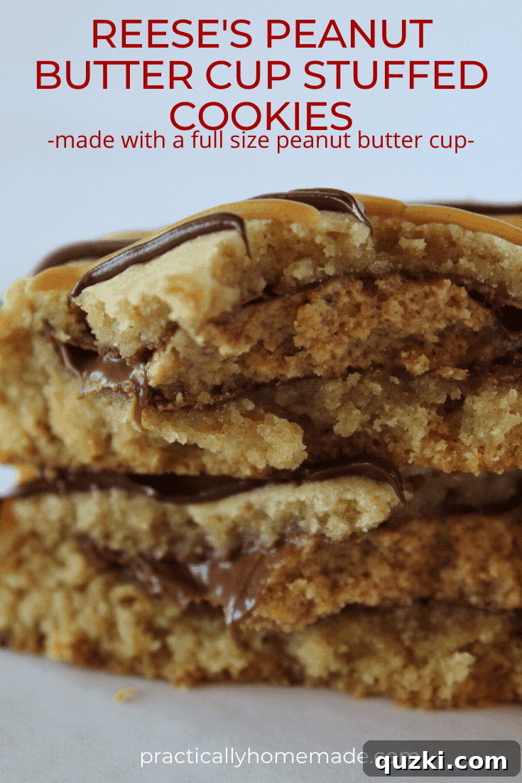 Ultimate Reese's Peanut Butter Cup Cookies 3 A bag of Reese's Peanut Butter Cups, the essential ingredient for these stuffed cookies