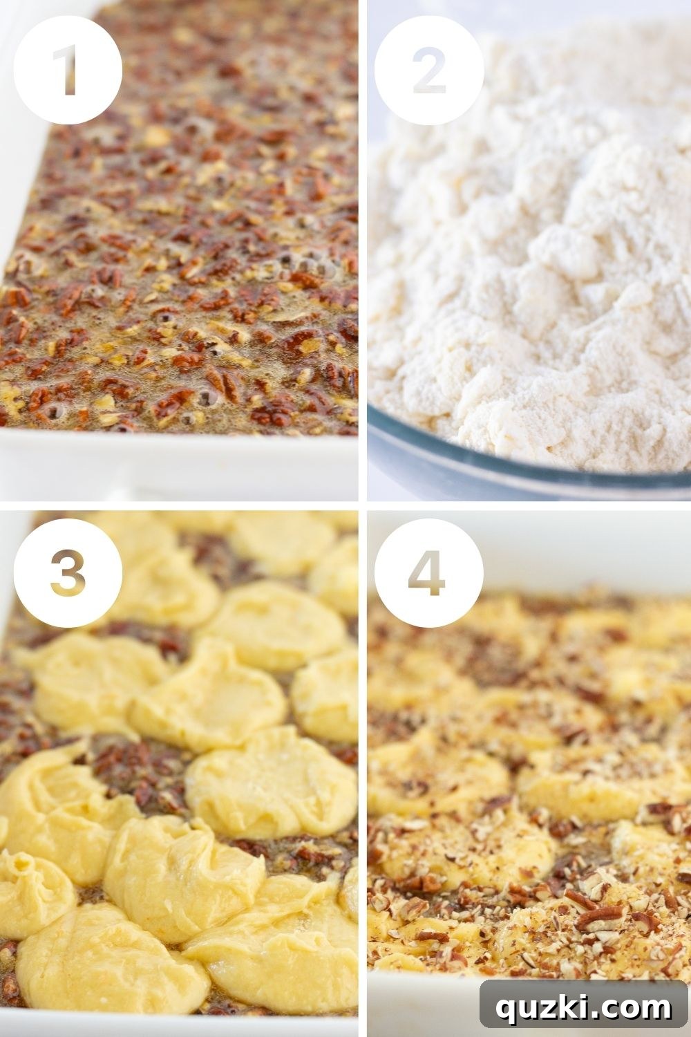 Pecan Pie Cobbler with a Cake Mix, baked to golden perfection and ready to be served, a comforting fall dessert.