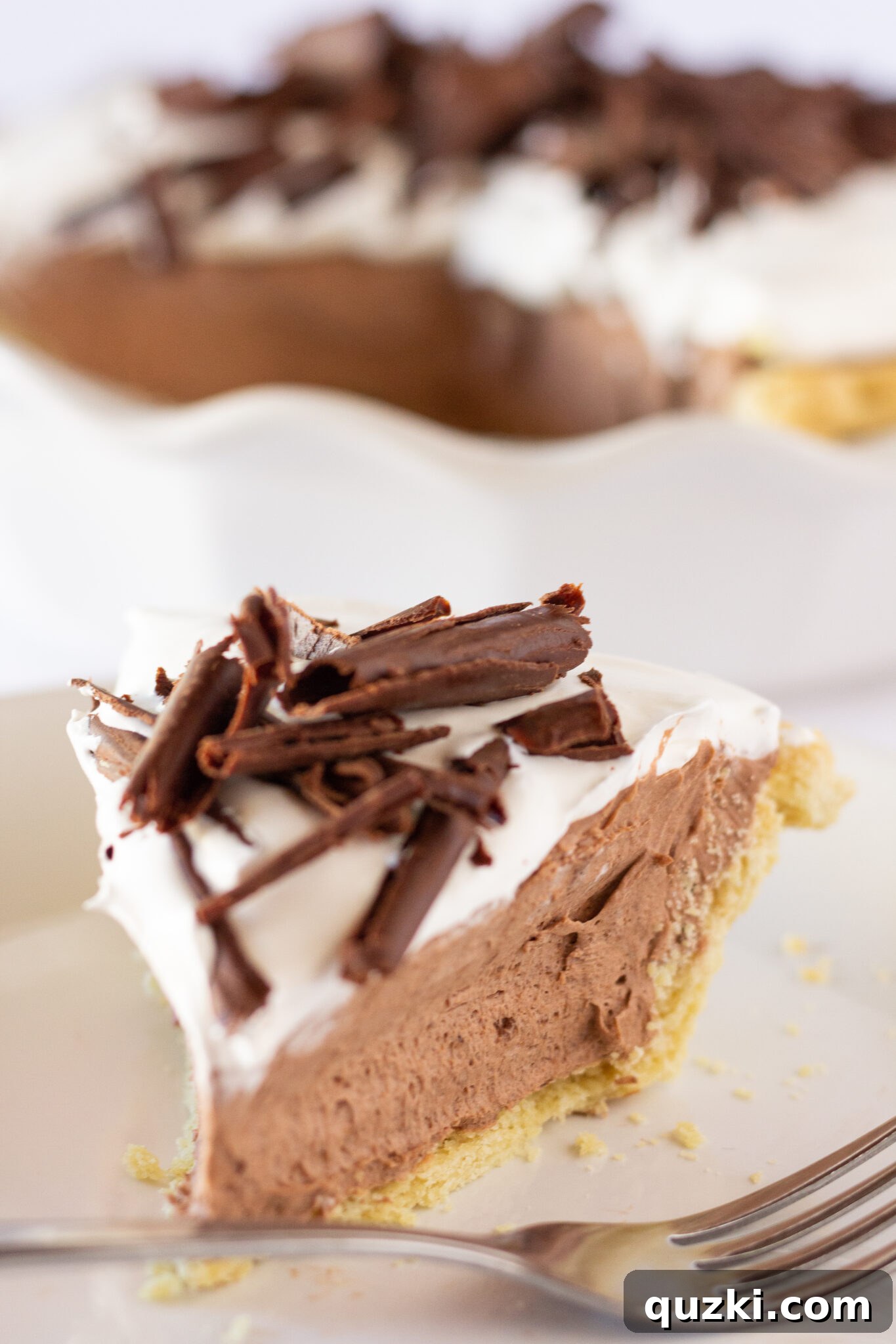 Irresistibly smooth and creamy Easy Chocolate Mousse Pie Recipe with Pudding Mix, perfect for a quick dessert