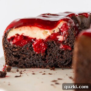 Cherry Cheesecake Chocolate Bundt Cake Recipe Made with a Cake Mix
