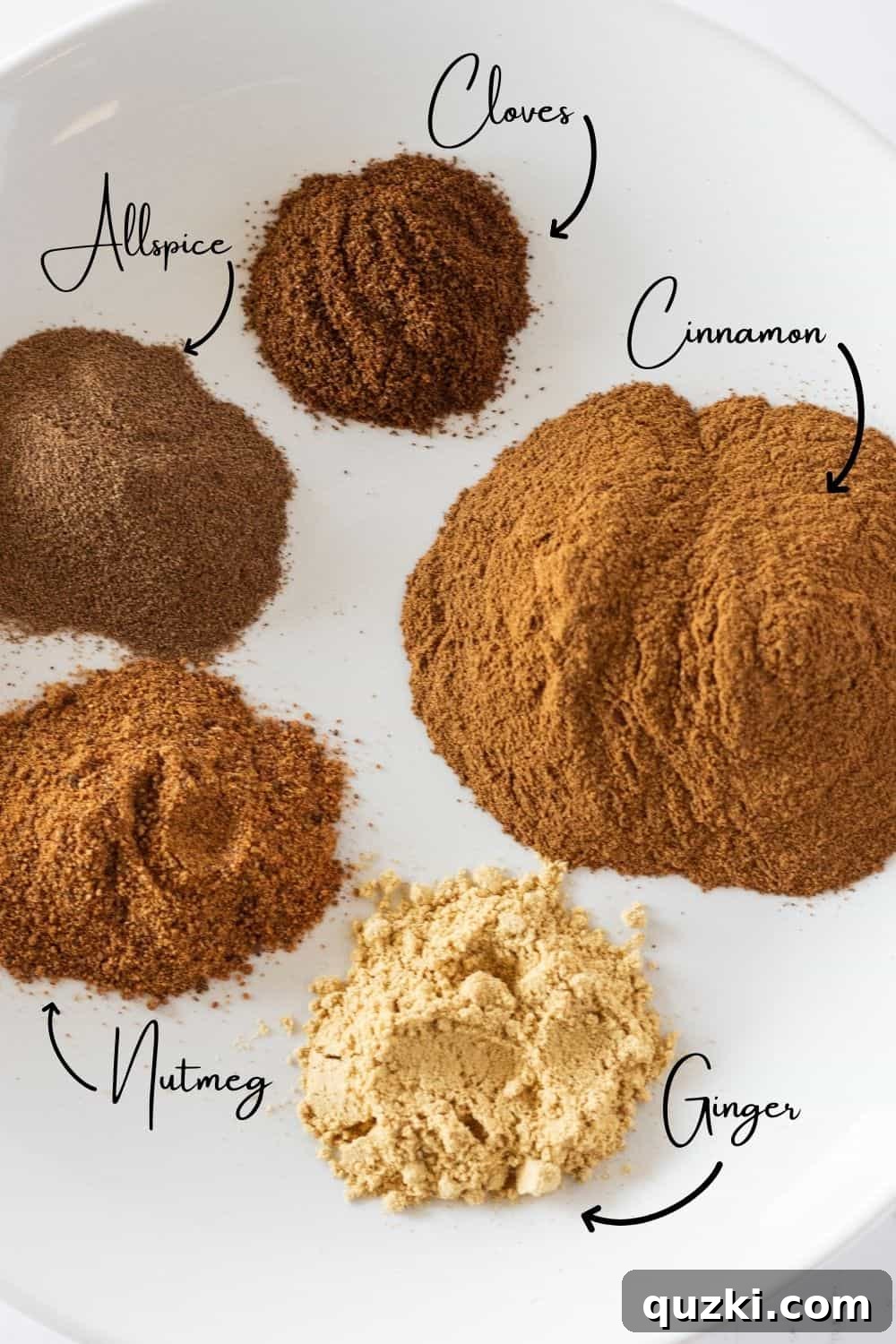 Perfect Homemade Pumpkin Spice 4 Homemade Pumpkin Pie Spice Recipe featured by top US dessert blogger, Practically Homemade - a close-up of the spiced mix.