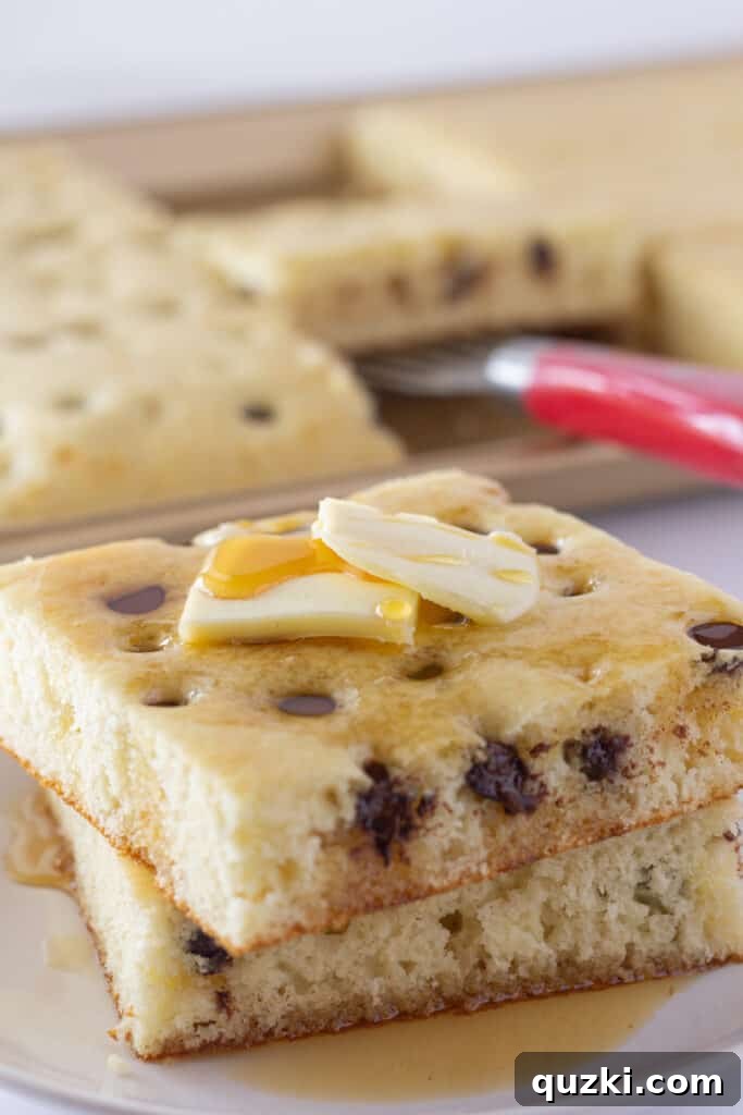 7 Simple Pancake Mix Transformations Your Family Will Crave 5 Fluffy Sheet Pan Pancakes Made with Pancake Mix for Easy Breakfast