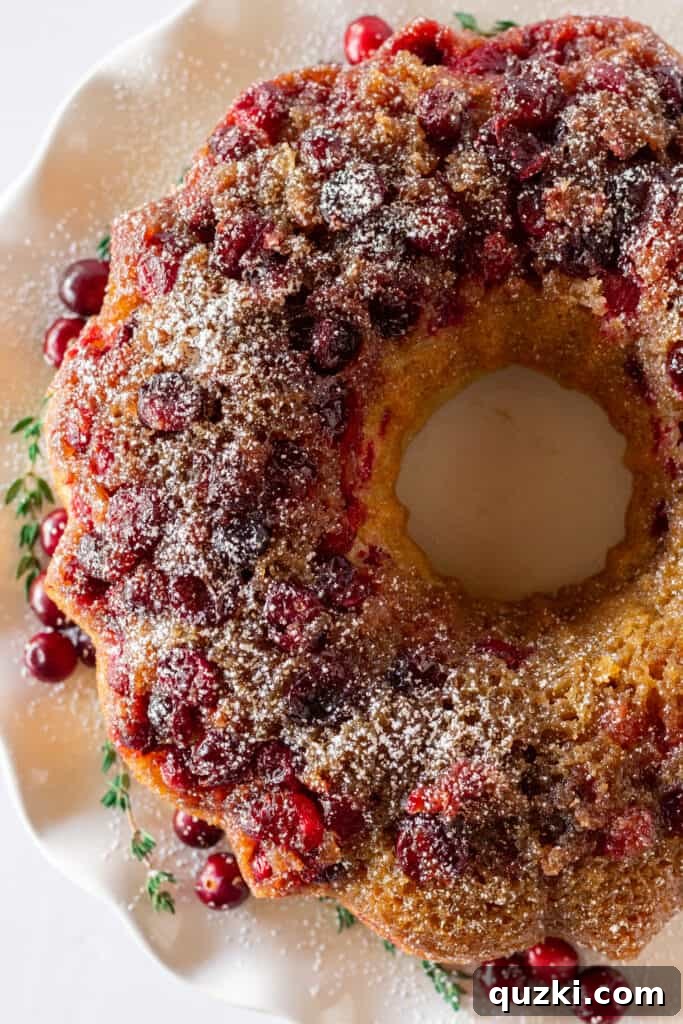 45 Simple & Stunning Cake Mix Bundt Cake Recipes 22 Best Bundt Cakes: Cranberry Upside Down Bundt Cake recipe featured by Practically Homemade
