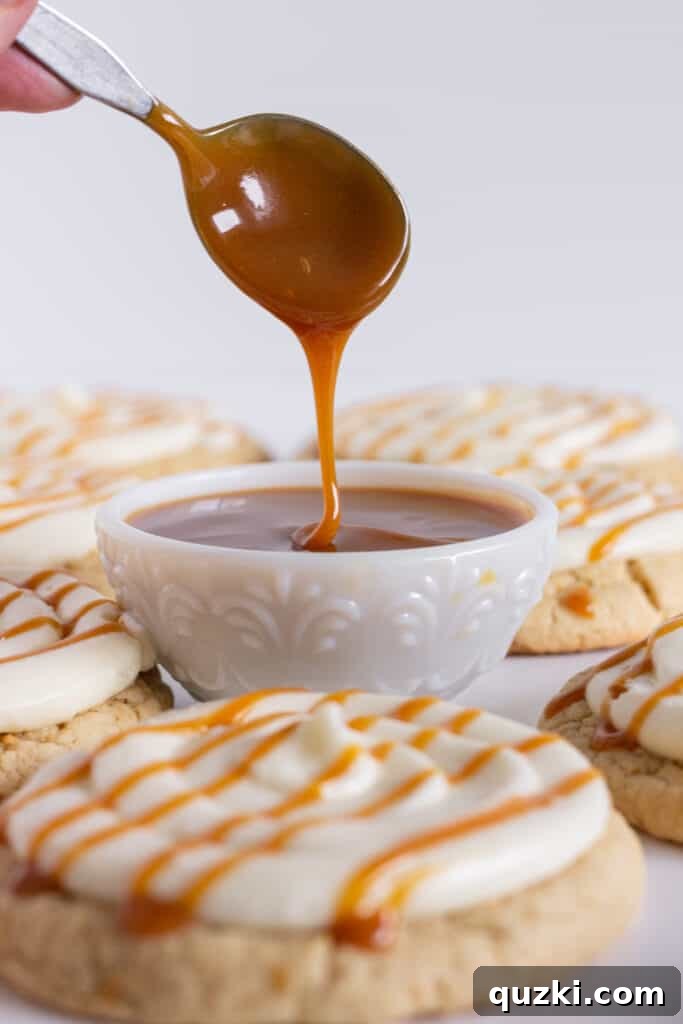 Cake Mix Magic: Crumbl Salted Caramel Cheesecake Cookies 3 Easy Copycat Crumbl Salted Caramel Cheesecake Cookies With a Cake Mix, by Top US cookie blog Practically Homemade