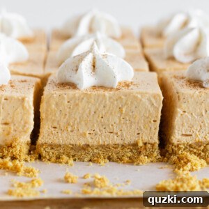 No Bake Pumpkin Cheesecake Bars