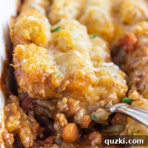 Chili Tater Tot Casserole