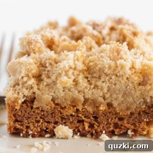 Gingerbread Coffee Cake with Crumb Topping