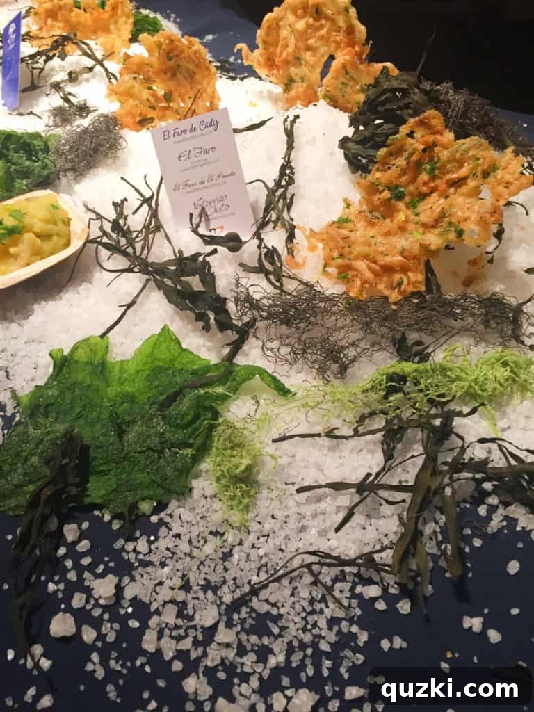 Array of beautifully presented individual food portions at the World of Flavors conference