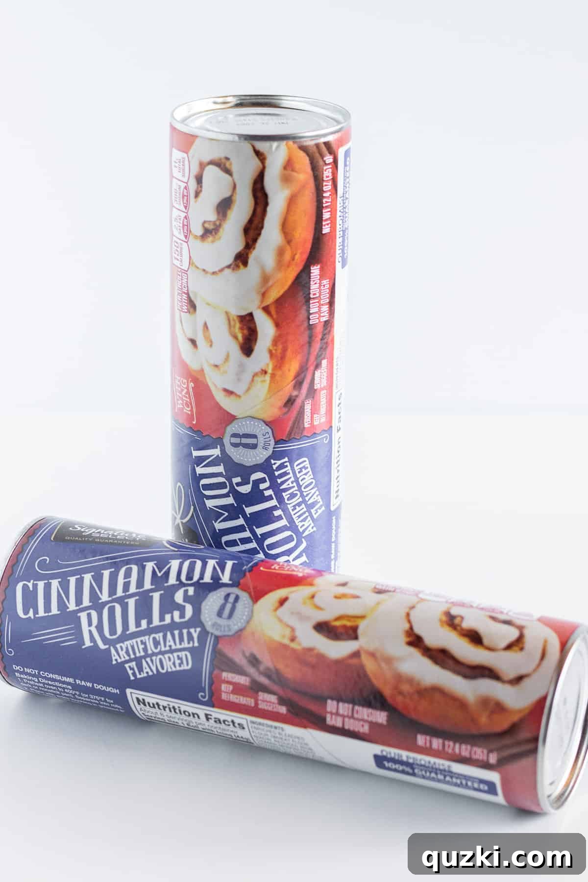 Hoppy Cinnamon Delights 3 A simple yet essential ingredient for creating a bunny cinnamon roll: a package of refrigerated cinnamon rolls, ready for transformation.
