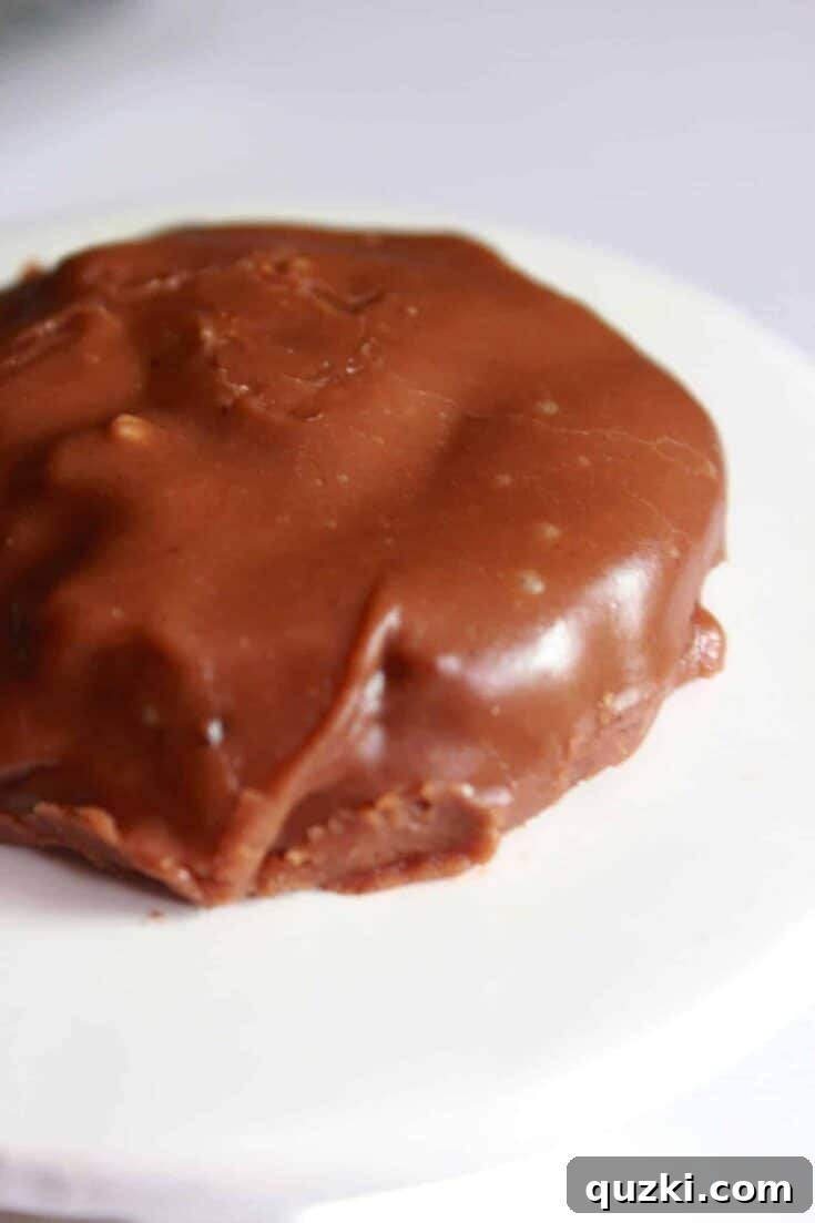 Rich Texas sheet cake cookies, starting from a boxed mix and topped with luscious chocolate frosting.