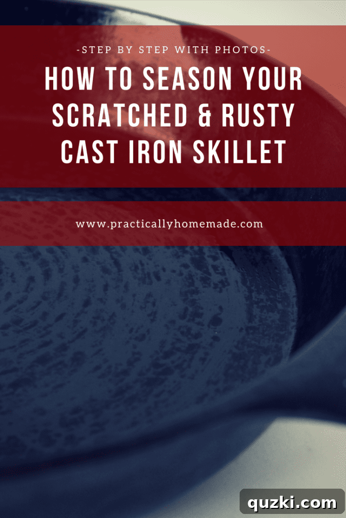Unlock the Full Potential of Your Cast Iron 2 How to season a cast iron skillet step-by-step for a perfect non-stick surface, including tips for rusty cast iron and ongoing care.