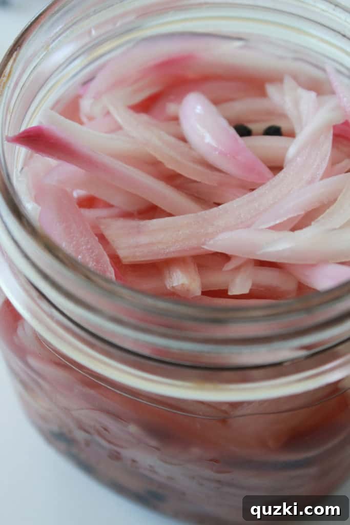 Tangy Shallot Gems 8 Delicious Pulled Pork Tacos topped with quick pickled shallots