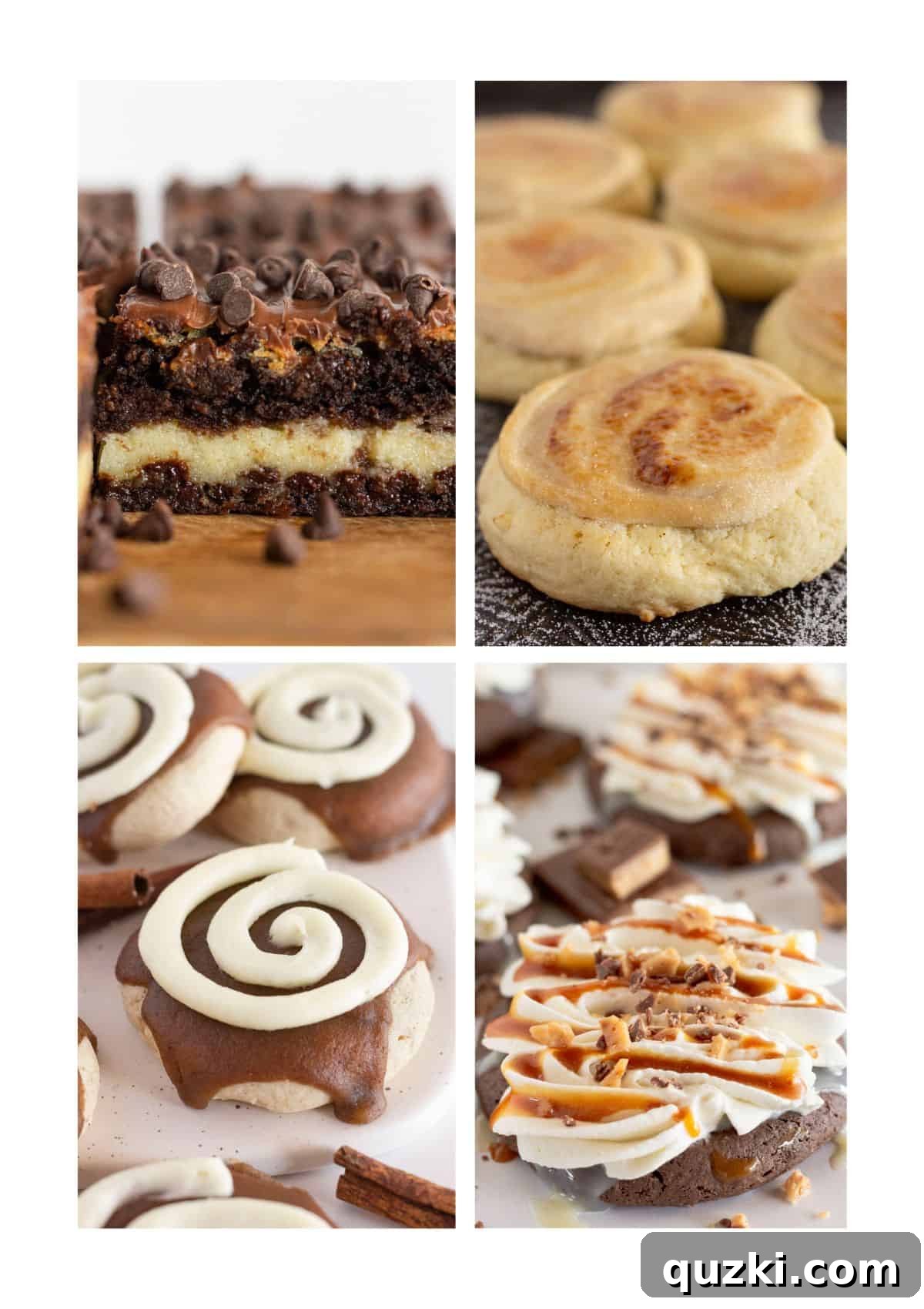 Homemade Cookies & Bars: Simple Recipes 4 A vibrant collage of various homemade cookies and bars from the cookbook, highlighting the delicious results achievable with cake mix recipes.