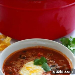 30 Minute Chili Recipe - a quick and easy homemade chili perfect for any occasion.