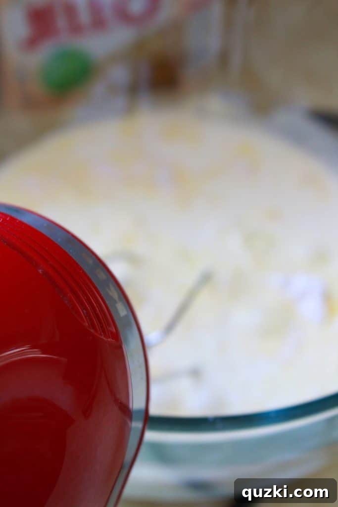 Effortless Boston Cream Pie Cookie Treats 10 Mixing heavy cream, milk, and instant vanilla pudding for the filling