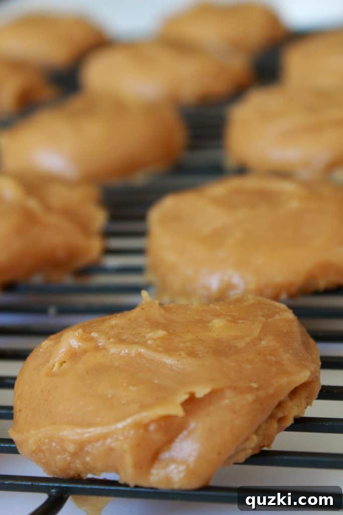 Easy Peanut Butter Texas Sheet Cake Cookies recipe featured by top US food blog, Practically Homemade